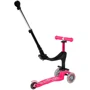 Самокат MICRO Mini 3in1 Deluxe Plus – Розовый (до 50 kg, до 20 kg с сидением, 3-х кол.) MMD079: Конструкция рамы цельная