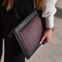 INCARNE Handmade Mocco Black/Burgundy Apple for MacBook Pro 16": Цвет черный (Black)