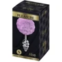 Металлическая анальная пробка Кроличий хвостик Alive Fluffly Twist Plug L Purple