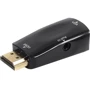 Кабель і перехідник PowerPlant HDMI - VGA + Audio з аудіо кабелем 0.5м (CA910267)