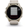 Смарт-часы Garmin Fenix 8 AMOLED 43mm Sapphire Soft Gold with Limestone Leather Band (010-02903-40): Фитнес-функции Секундомер, Подсчет калорий, Шагомер, Пульсоксиметр, Пульсометр, GPS-модуль, Альтиметр