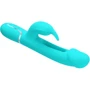 Вибратор 3в1 LYBAILE Pretty Love Twinkled Tenderness Kampas Turquoise (BW-500025-1)