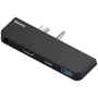 Адаптер Baseus Adapter USB-C+3.5mm to HDMI+USB3.0+USB-C+3.5mm Black (CAHUB-FT01) фото 5