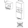 Духовой шкаф электрический Amica ED57687WA+ X-TYPE WiFi: Мощность подключения, Вт 3600