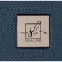 Чемодан Semi Line 24" (M) Blue/Brown синий/коричневый (T5672-3): Застежка Молния