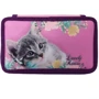 Пенал Class Lovely Kitties 2 відділення з наповненням рожевий (20501С)