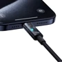 Кабель Baseus Cable USB-C to USB-C Explorer Series Auto Power-Off 100W 2m Black (P10319704111-00) фото 6