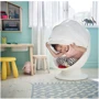Вращающееся кресло ІКЕА IKEA PS LÖMSK бело-красный (104.071.36) фото 2