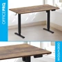 Стол с электрорегулировкой высоты Officepro Dark Wood/Black (ODE1470DW)