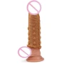 Насадка Pleasure X-Tender Penis Sleeve Flesh Add 2", Brown
