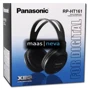 Наушники Panasonic RP-HT161E-K: Тип конструкции полноразмерные