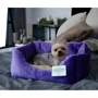 Лежак Luсky Pet Рольф №3 для собак фиолетово-кремовый 60х80х24 см (218441): Материал Текстиль, Велюр