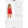 Пеньюар Obsessive Ingridia chemise & thong M/L