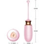 Виброяйцо с подогревом и пультом ДУ - Vibrating Silicone Love EGG USB