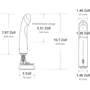 Дилдо с вибрацией Lovense Mission 2 Vibrating suction cup dildo
