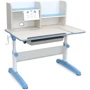 Парта SingBee Q-Assembly L Blue + Книжный стеллаж SBS-612 (SBS-602-BL + SBS-612)
