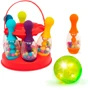 Игровой набор Battat - Сверкающий боулинг (красный) (красный, 6 кеглей, шар, подставка) (BX1955) фото 7