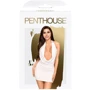Мини-платье с хомутом и глубоким декольте Penthouse - Heart Rob White M/L