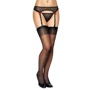 Чулки под пояс SoftLine Stockings Вlack, 3 (5519)