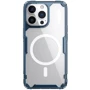 Чехол для iPhone Nillkin Nature Pro Magnetic Blue/Clear for iPhone 15 Pro Max