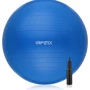 М'яч для фітнесу Gymtek 65 см синій + насос: Особливості Массажные, С насосом