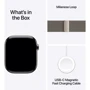 Apple Watch Series 10 46mm GPS + Cellular Natural Titanium Case with Natural Milanese Loop - S/M (MC7Q4)