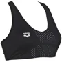 Спортивный топ Arena W Gym Bra Top Basic 001588-505 40 черный: Состав Эластан, Полиэстер