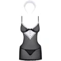 Эротичный костюм Obsessive Maidme chemise, L/XL