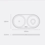 Зарядное устройство Baseus Wireless Charger Planet White (WXPL-B02) for Smartphones and Apple Watch фото 9