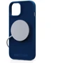Чехол для iPhone Njord Suede MagSafe Case Navy Blue (NA54SU01) for iPhone 15 Pro Max: Цвет синий
