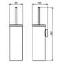 Йоржик для унітазу Qtap Liberty ANT 1150 фото 1