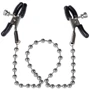 Зажимы для сосков Nipple Clamps Silver Beaded