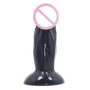 Анальный фаллоимитатор на присоске XESE RD-33 BLACK SOFT