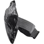 Чоловіча поясна сумка Valiria Fashion чорна (4DETBP3258-2-9): Фактура Ткана