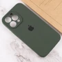 Чехол для iPhone Mobile Case Silicone Case Full Camera Protective Cyprus Green for iPhone 15 Pro Max: Тип чехла накладка на заднюю часть