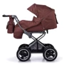 Універсальна коляска Tilly Family New T-181 Коричнева: Можливість встановлення люльки є