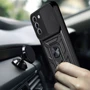 Чехол для телефонов Mobile Case Camshield Serge Ring Black for Samsung S926 Galaxy S24 Plus: Материал TPU (термополиуретан) и поликарбонат