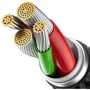 Кабель Baseus USB Cable to Lightning Glimmer Series Fast Charging Data 2.4A 1m Black (CADH000201) фото 4