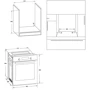 Духовой шкаф электрический MPM Product MPM-45-BO-20: Объем, л 51
