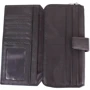Чоловічий гаманець ST Leather Accessories чорний (NST128-black): Формат гаманця вертикальний