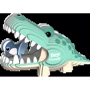 Сборная 3D модель Eugy Зоопарк: Крокодил (XEG-029)