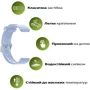 Ремінець BeCover Sport Band 18mm Light Blue для Xiaomi Watch S4 41mm (713737)