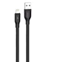 Кабель Proove USB Cable to Lightning Flat Out 2.4A 1m Black (CCFO20001101)