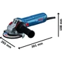 Болгарка (кутова шліфувальна машина) Bosch GWS 12-125 S (06013A6020): Макс. діаметр диска 125 мм