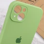 Чехол для iPhone Mobile Case Silicone Case Full Camera Protective Mint for iPhone 15: Тип аксессуара чехол
