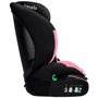 Автокрісло Lionelo Levi i-Size Pink Baby (LO-LEVI I-SIZE PINK BABY): Внутрішні ремені 5-точкові ремені безпеки з м'якими накладками регулюються під зростання дитини