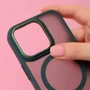 Чехол для iPhone Proove Essence Case with Magnetic Ring Green for iPhone 16 Plus: Цвет зеленый