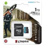 Карта памяти Kingston 1TB microSDXC Class 10 UHS-I U3 V30 A2 Canvas Go Plus + adapter (SDCG3/1TB): Объем 1 ТБ