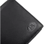 Чоловіче портмоне PA чорне (DNKN27661-PAK-black): Матеріал Натуральна шкіра