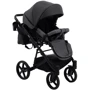 Коляска 2 в 1 Bair Kiwi Soft BKS-299 графіт: Ширина шасі 58
